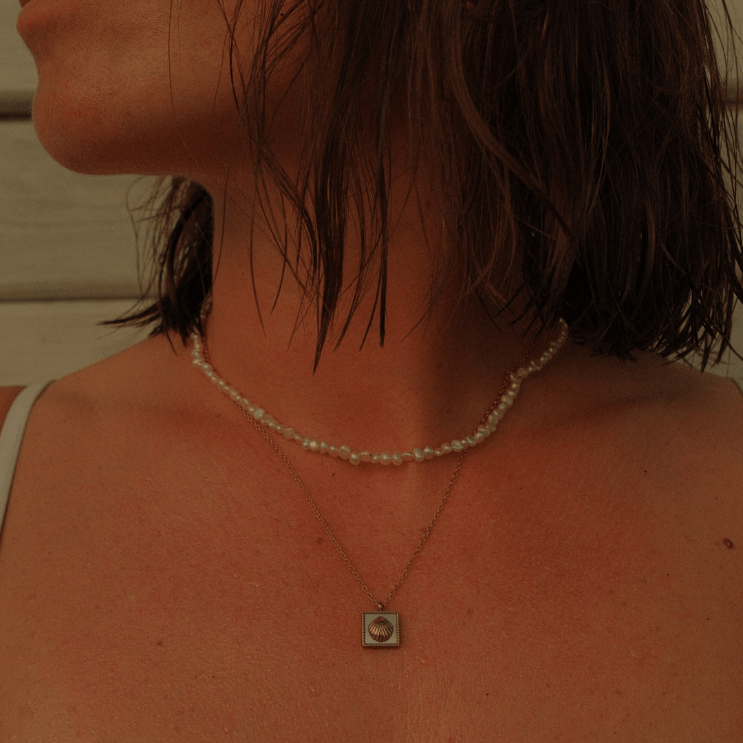 Meet Me At The Beach Pendant Necklace - Ocean Native