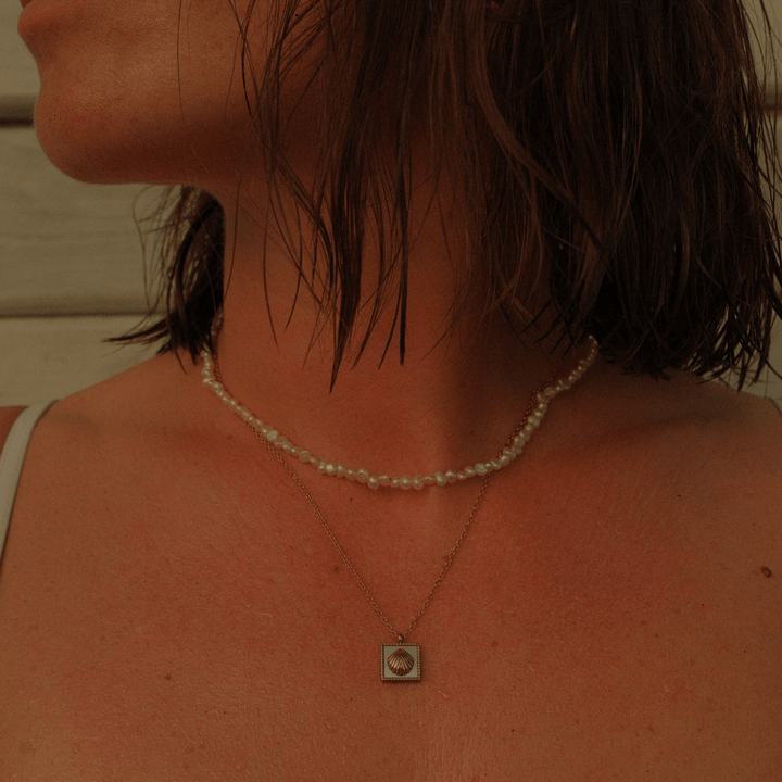 Meet Me At The Beach Pendant Necklace - Ocean Native