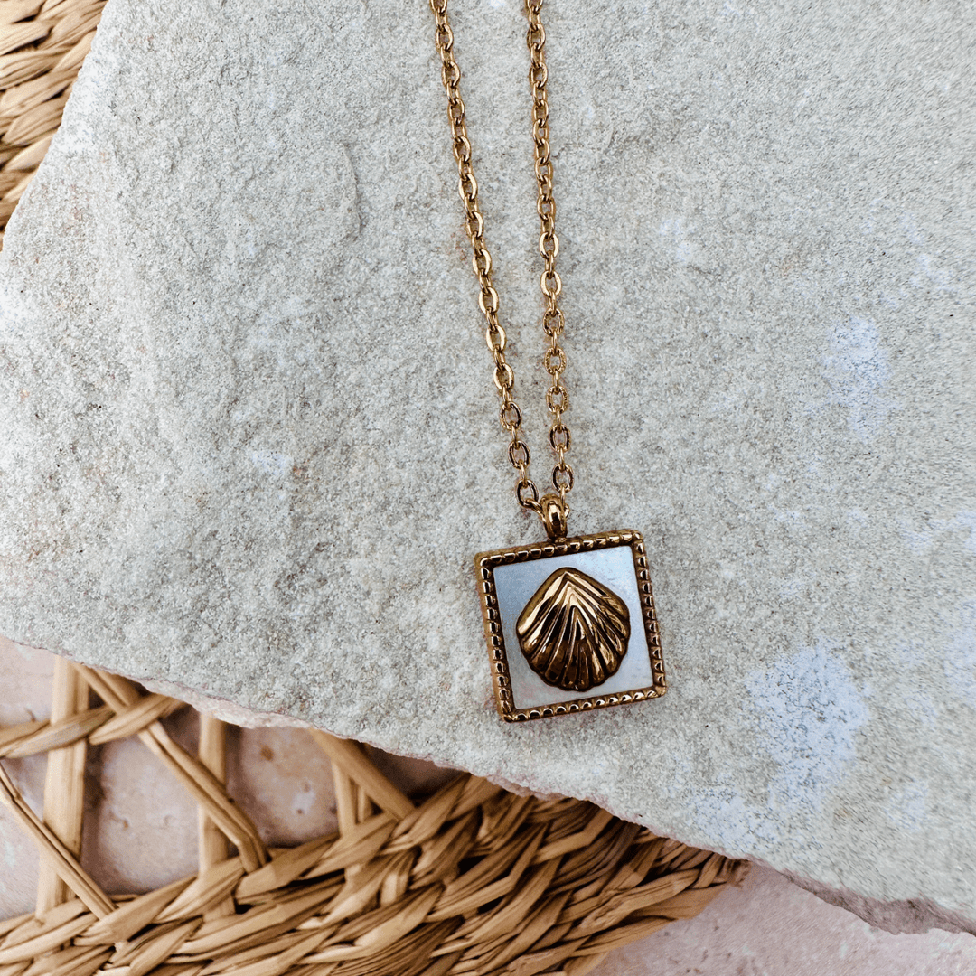 Meet Me At The Beach Pendant Necklace - Ocean Native