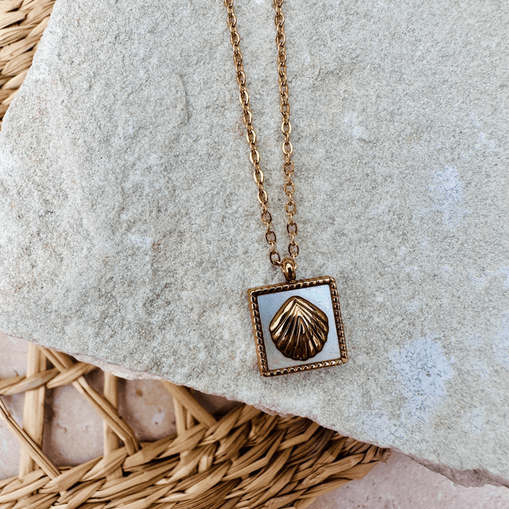 Meet Me At The Beach Pendant Necklace - Ocean Native