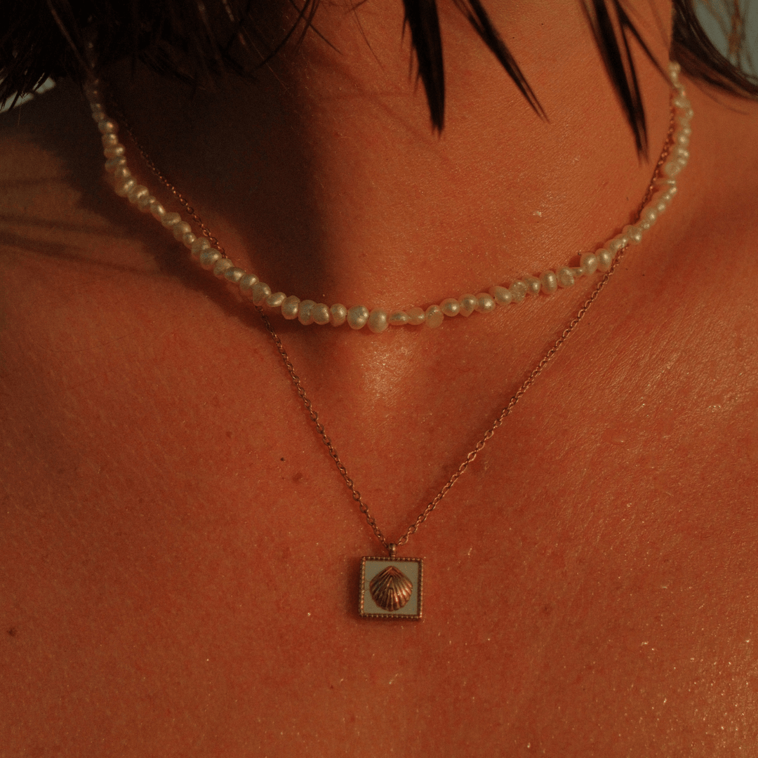 Meet Me At The Beach Pendant Necklace - Ocean Native