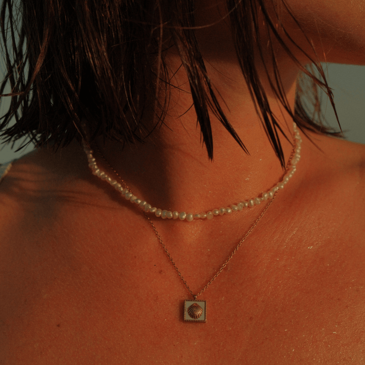 Meet Me At The Beach Pendant Necklace - Ocean Native