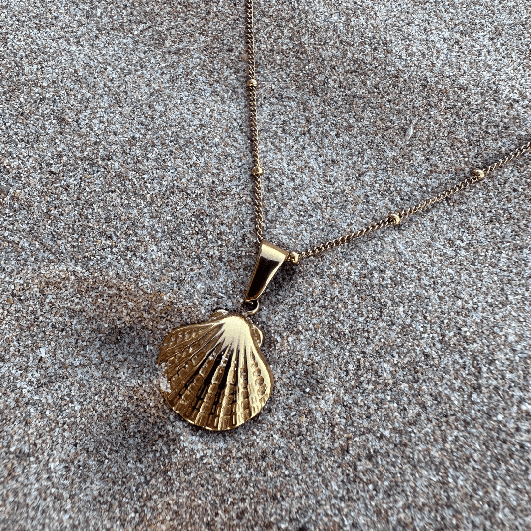 Meet Me At The Beach Shell Charm Necklace - Ocean Native