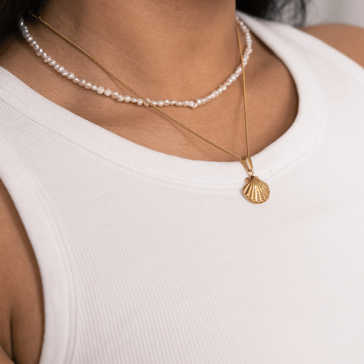 Meet Me At The Beach Shell Charm Necklace – Ocean Native