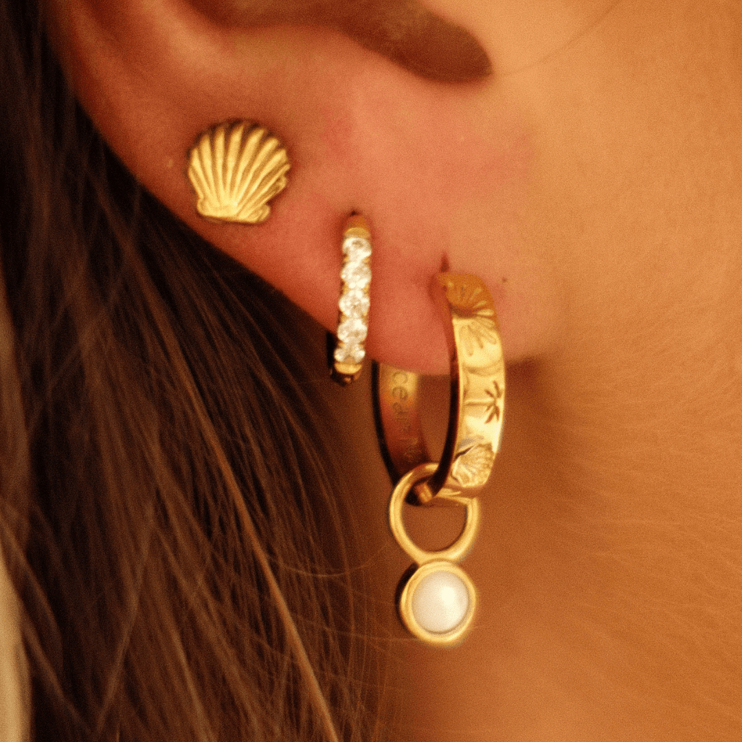 Nova Huggie Hoop Earrings - Ocean Native