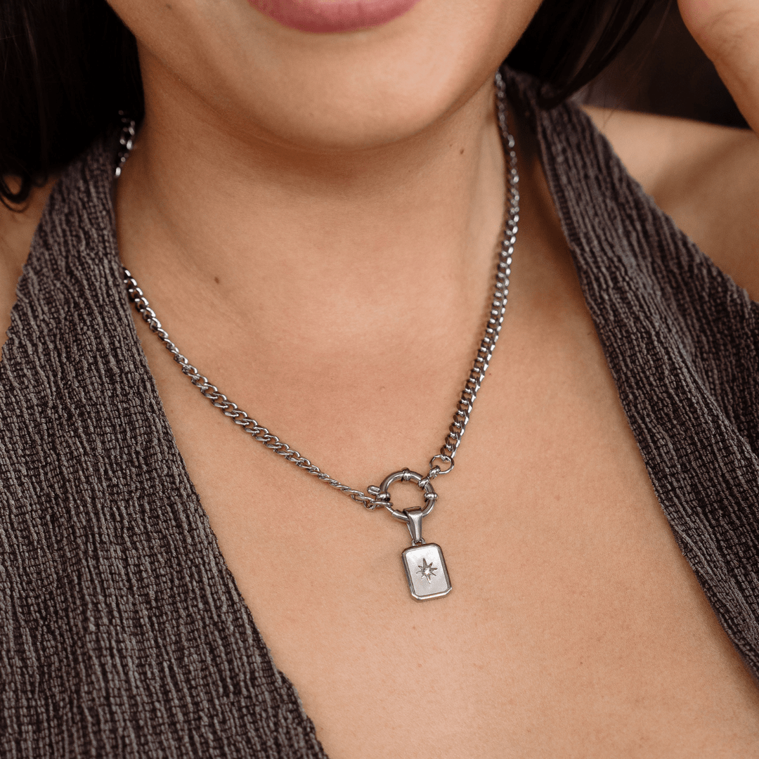 Nova Pendant Charm - Silver - Ocean Native