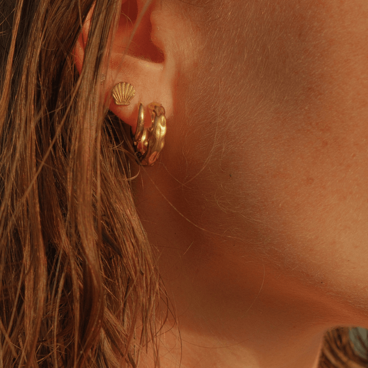 Riptide Hoop Earrings - Chunky - Ocean Native