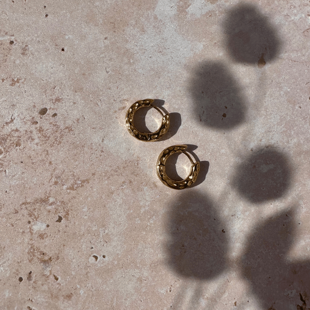 Riptide Hoop Earrings - Chunky - Ocean Native