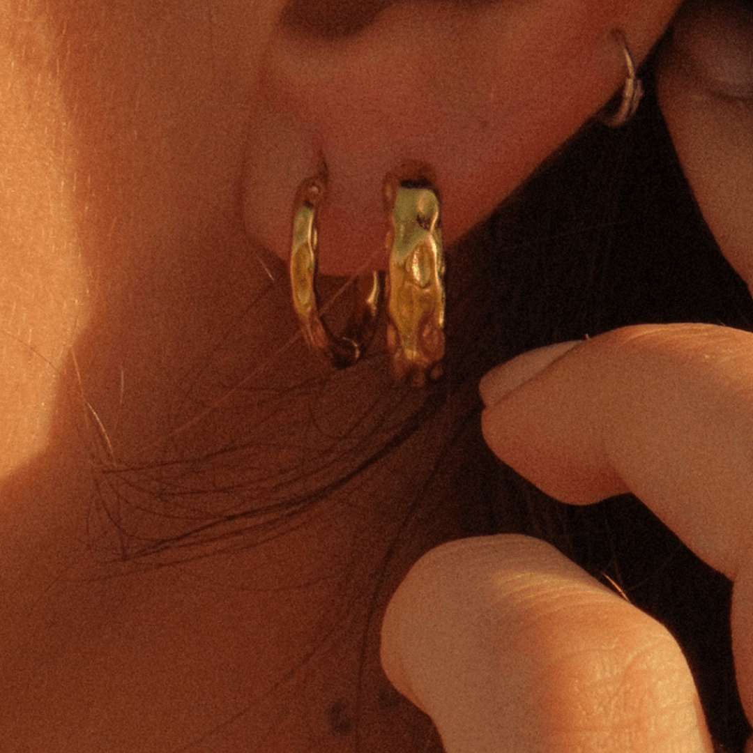 Riptide Hoop Earrings - Thin - Ocean Native