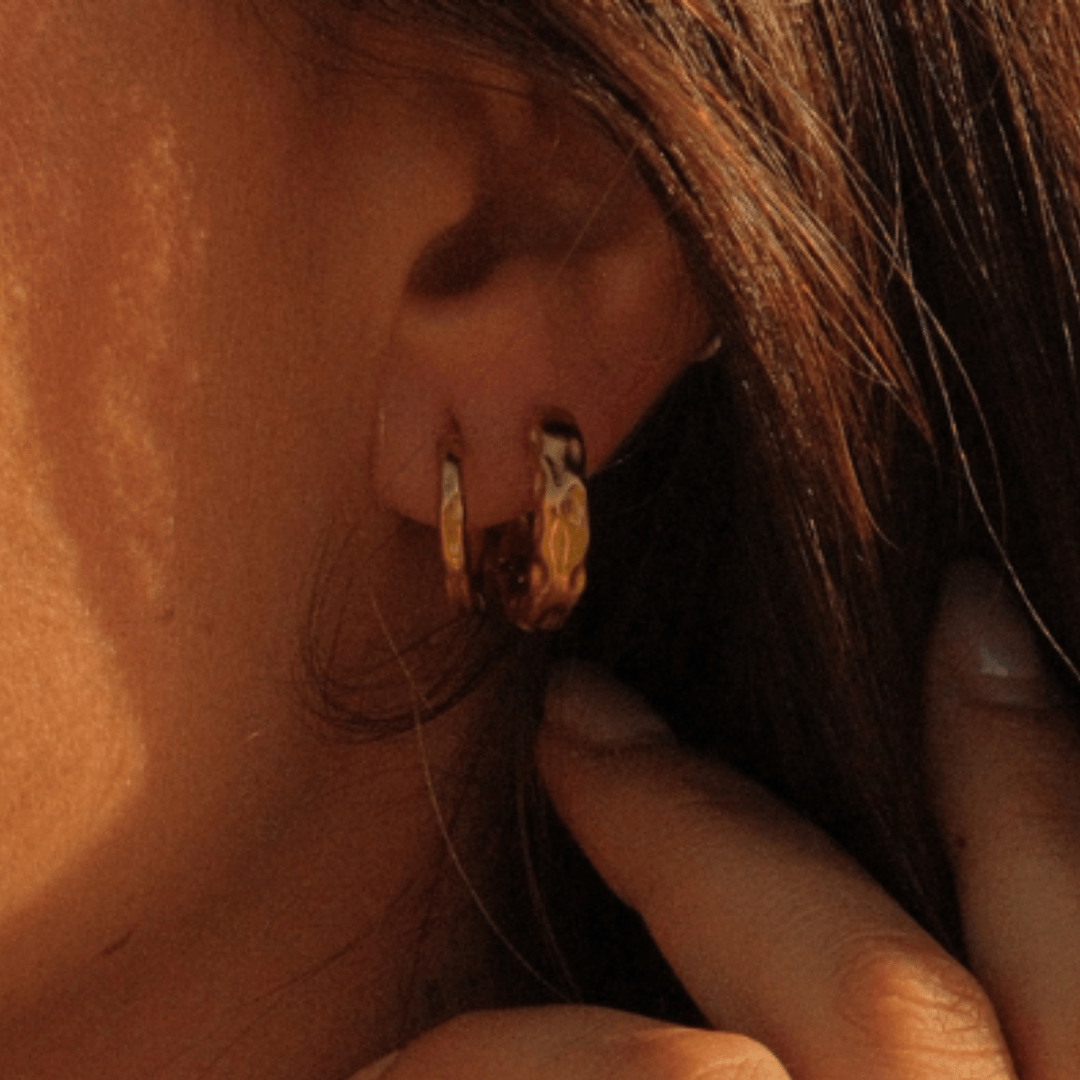 Riptide Hoop Earrings - Thin - Ocean Native