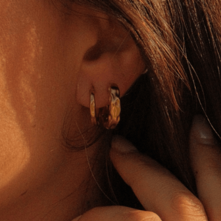 Riptide Hoop Earrings - Thin - Ocean Native