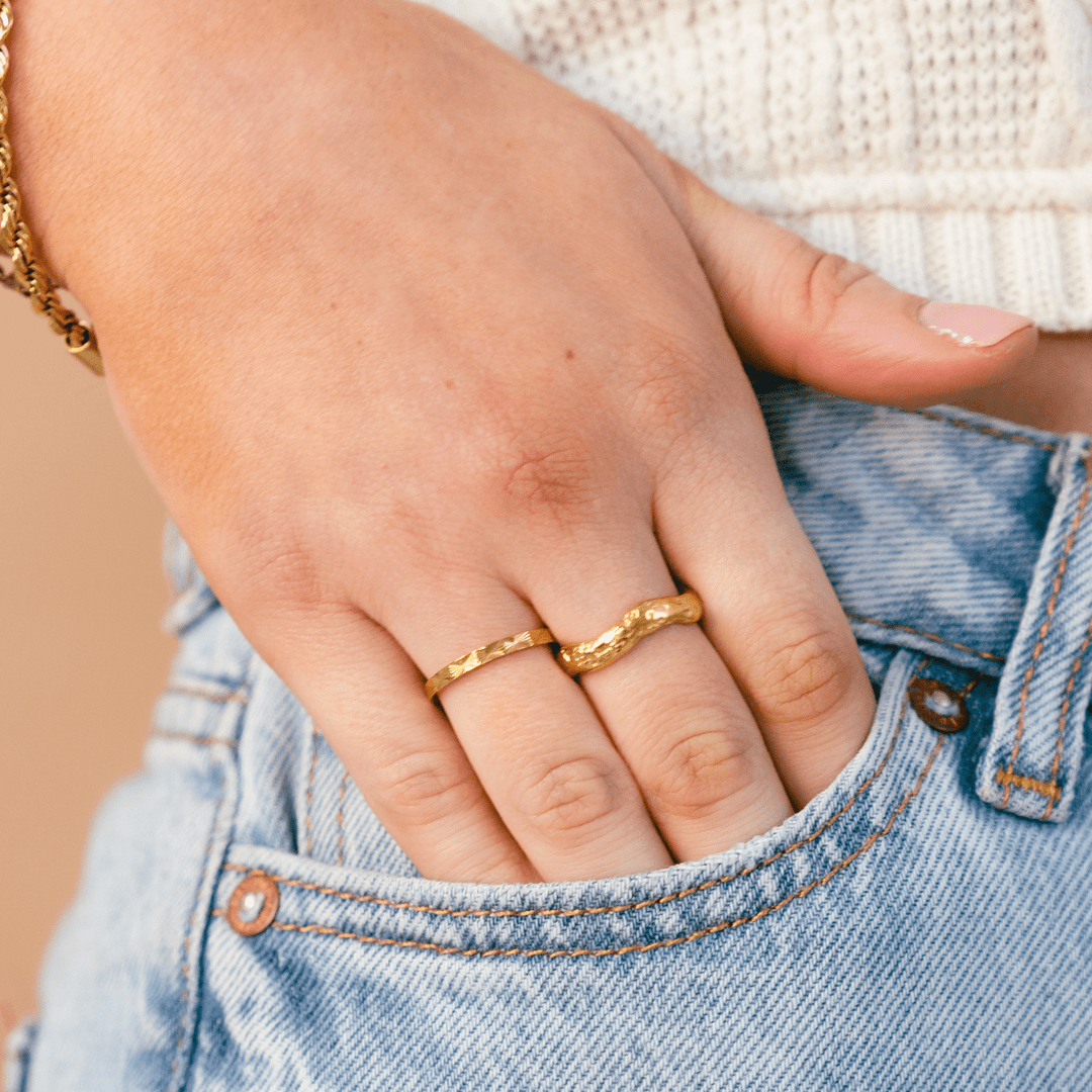 Riptide Wave Ring - Ocean Native