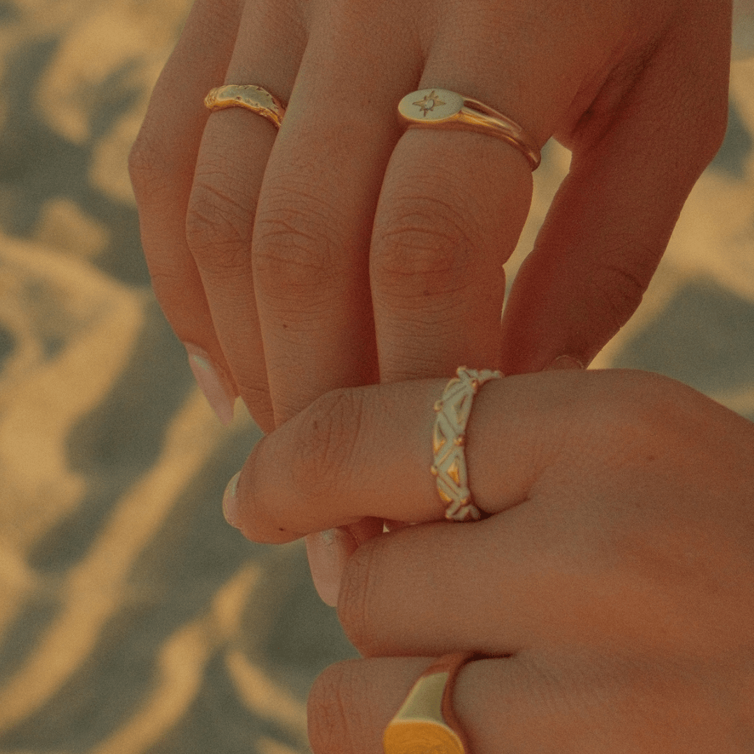 Riptide Wave Ring - Ocean Native