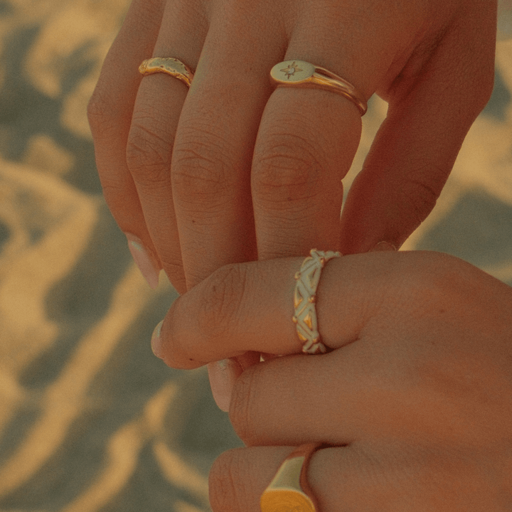 Riptide Wave Ring - Ocean Native