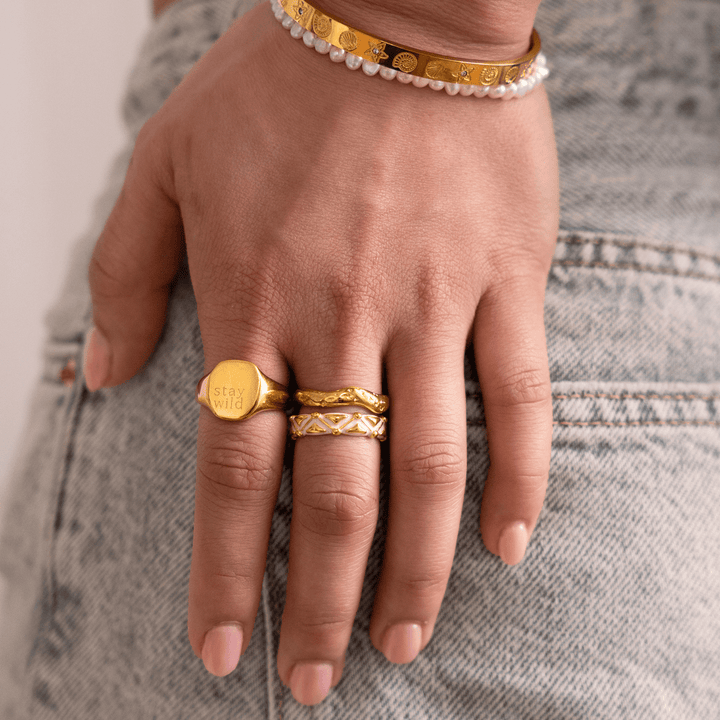 Riptide Wave Ring - Ocean Native