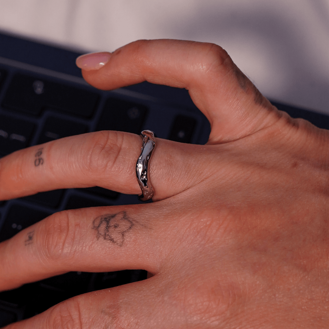 Riptide Wave Ring - Ocean Native