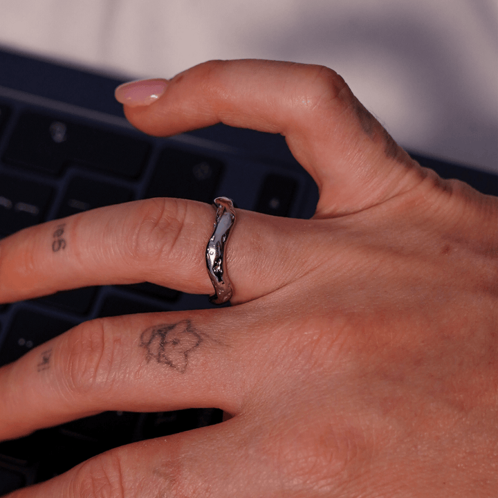 Riptide Wave Ring - Ocean Native