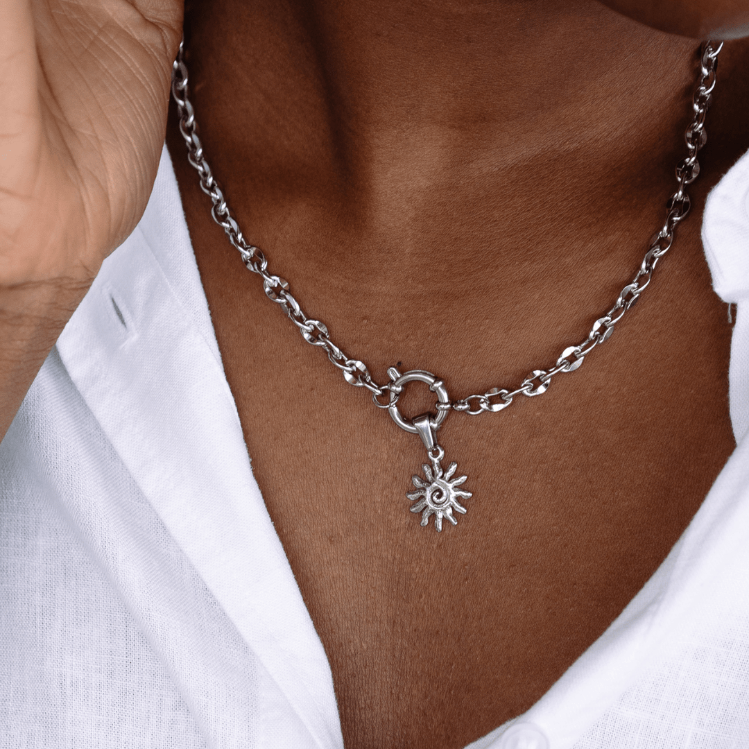 Soleil Charm - Silver - Ocean Native