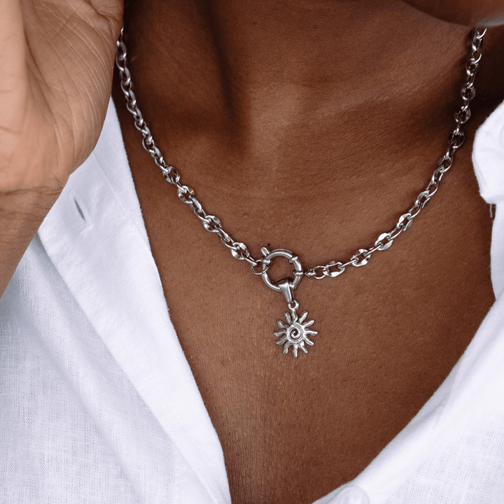 Soleil Charm - Silver - Ocean Native