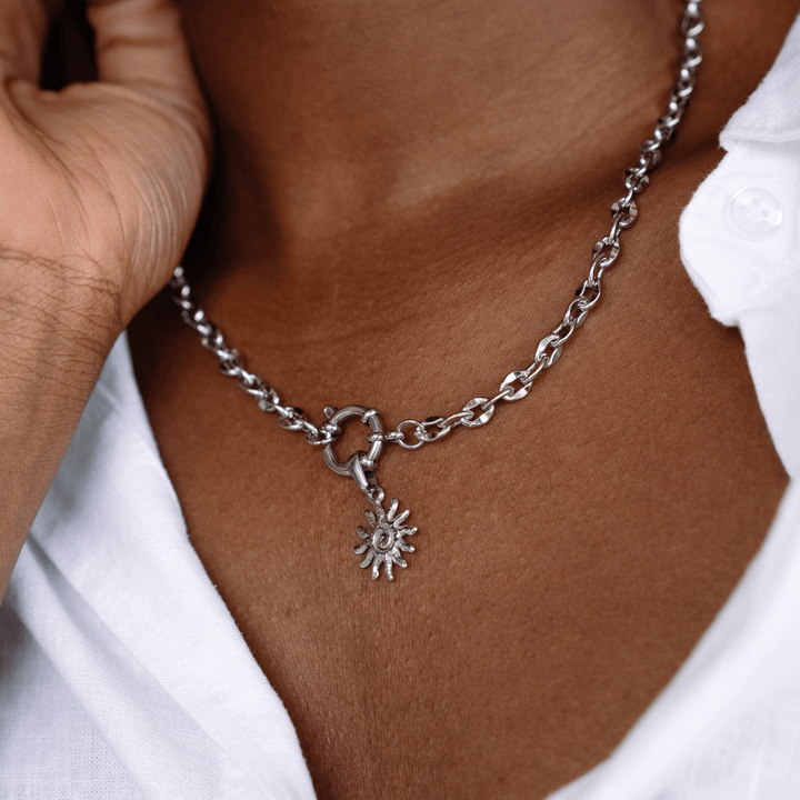 Soleil Charm - Silver - Ocean Native