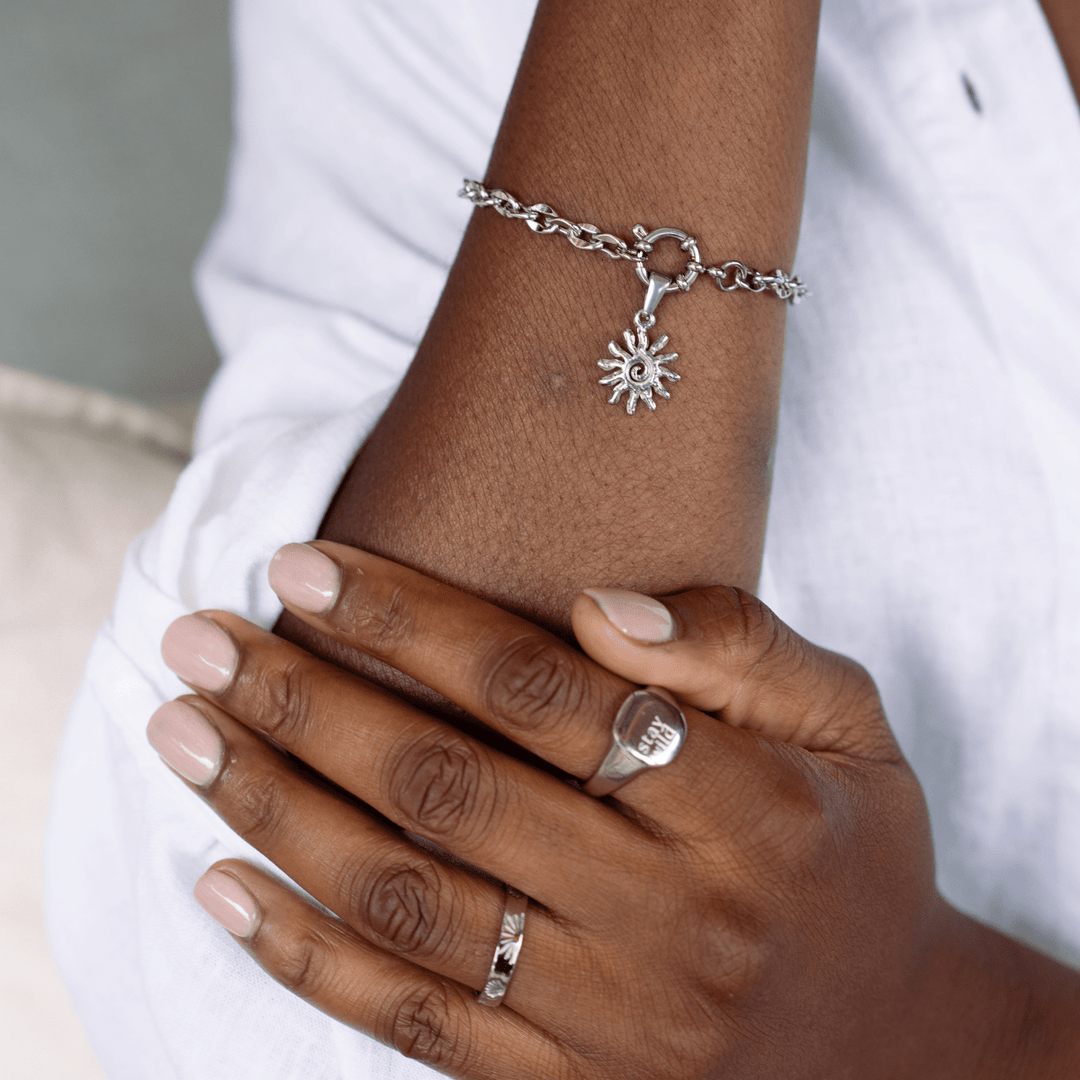 Soleil Charm - Silver - Ocean Native