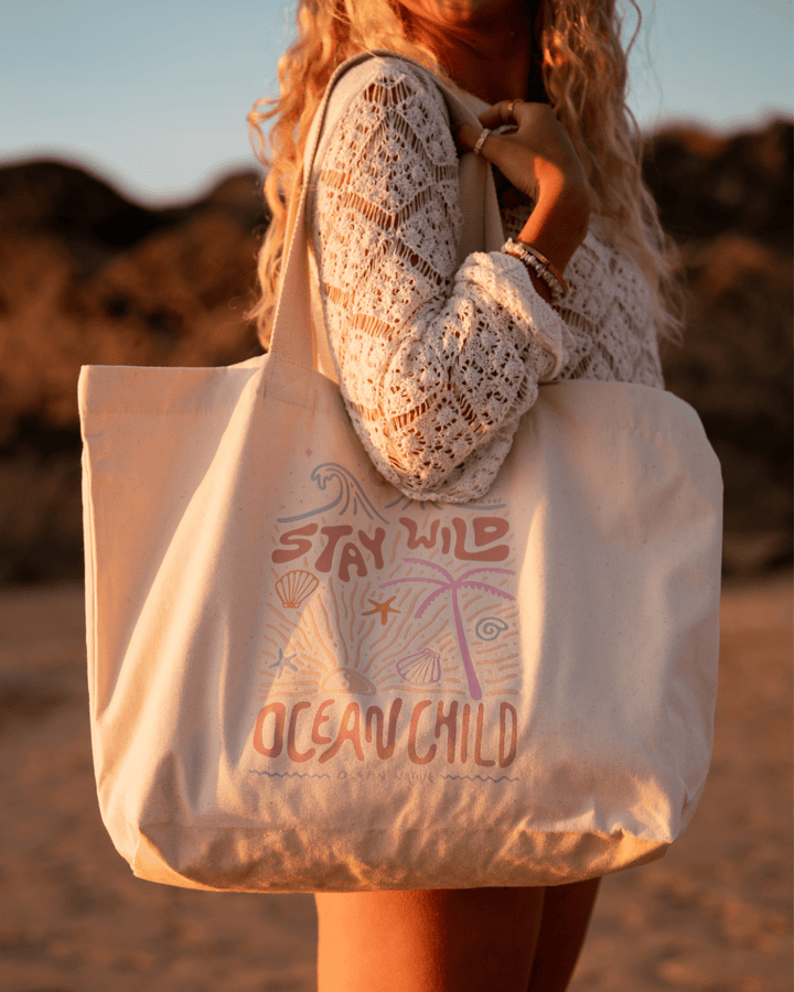 Stay Wild Tote Bag - Ocean Native
