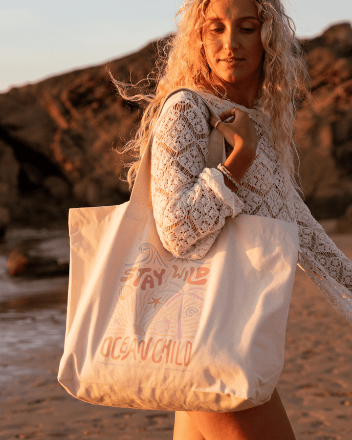 Stay Wild Tote Bag - Ocean Native