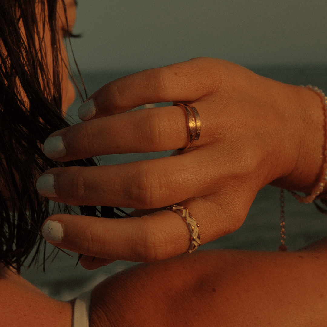 Sunset Lover Stacking Ring Set - Ocean Native