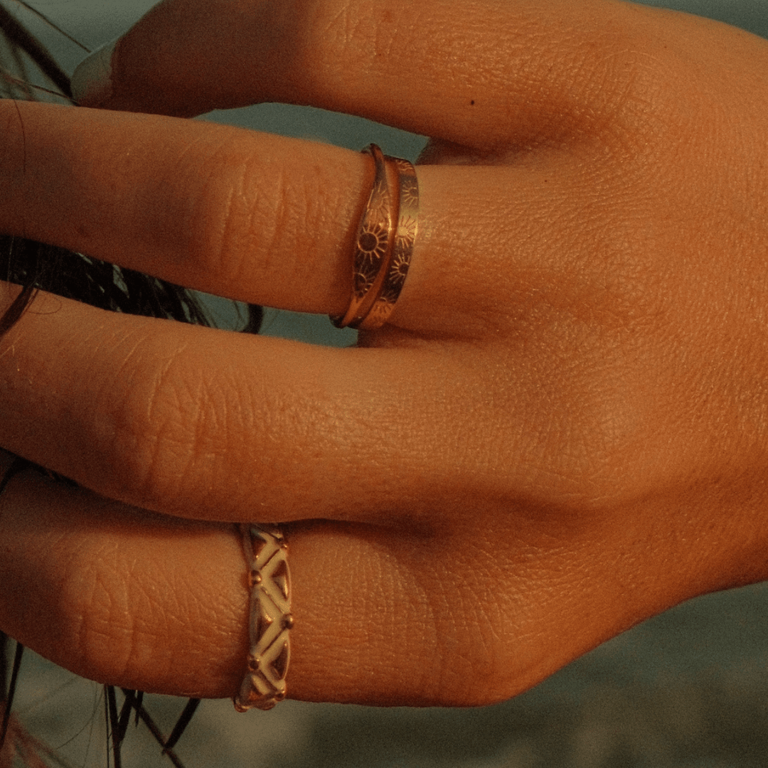 Sunset Lover Stacking Ring Set - Ocean Native