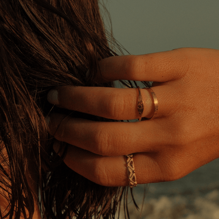 Sunset Lover Stacking Ring Set - Ocean Native