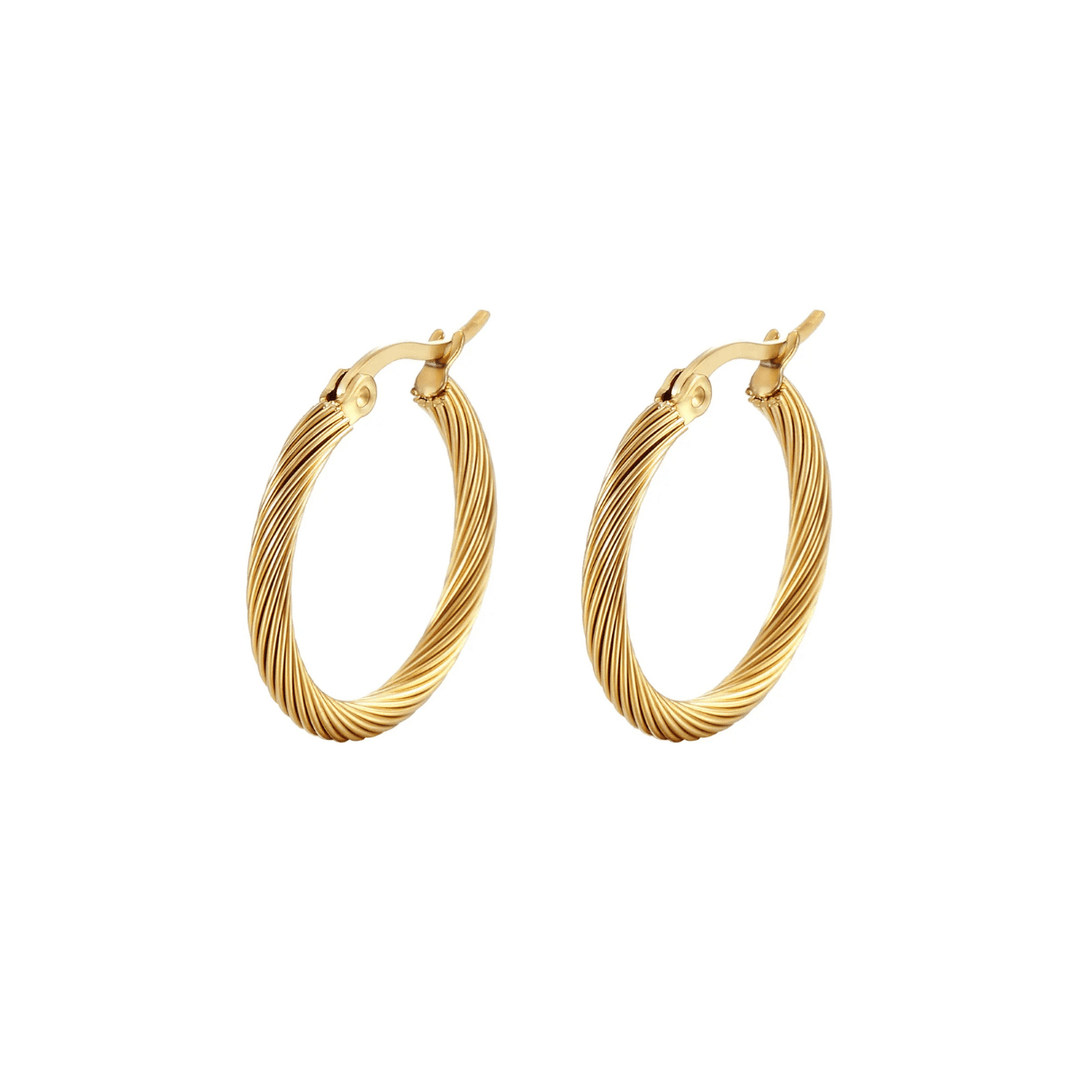 The Alma Hoop Earrings - Ocean Native
