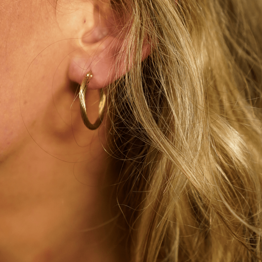 The Alma Hoop Earrings - Ocean Native
