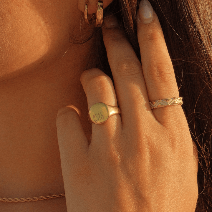 The Athena Ring - Adjustable - Ocean Native