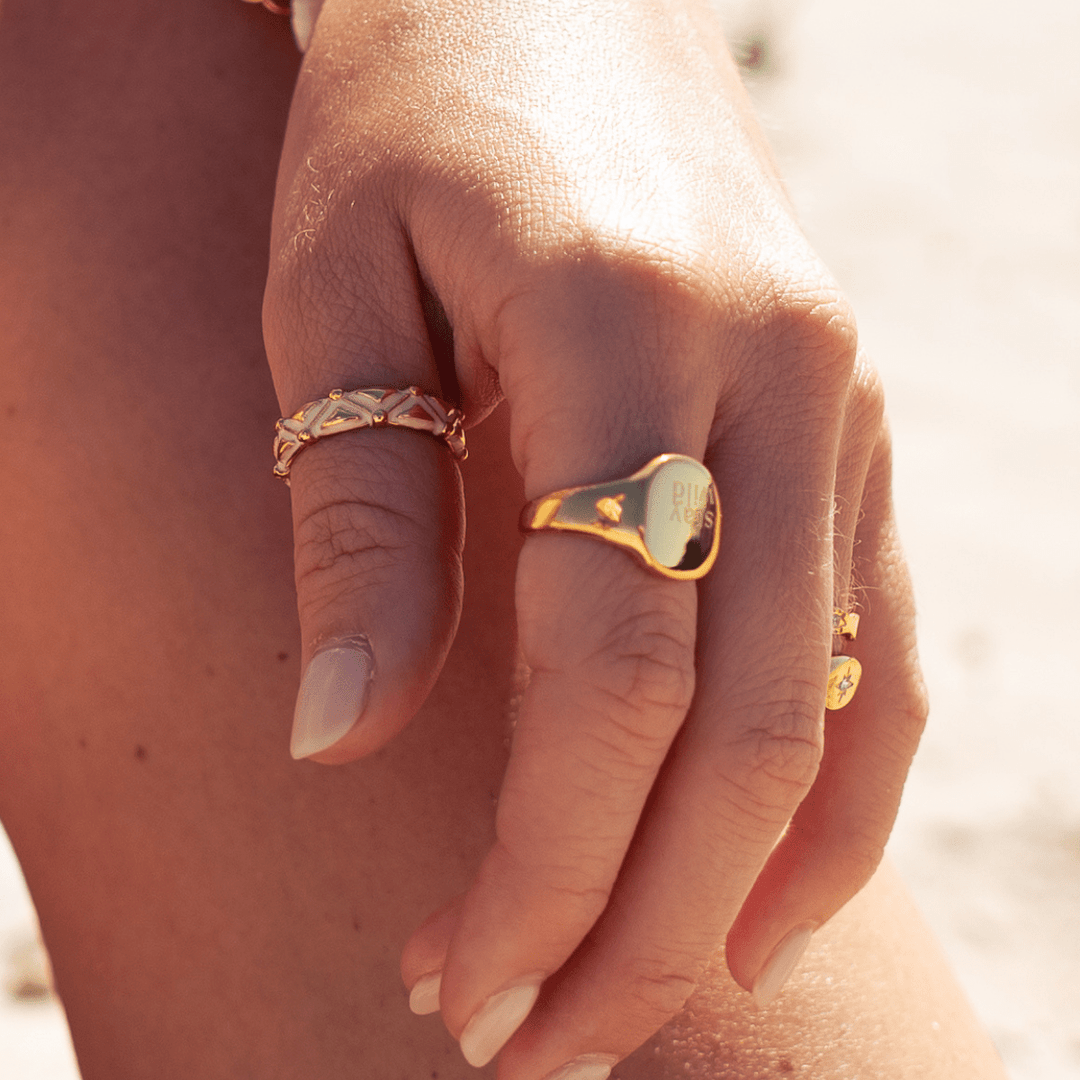 The Athena Ring - Adjustable - Ocean Native