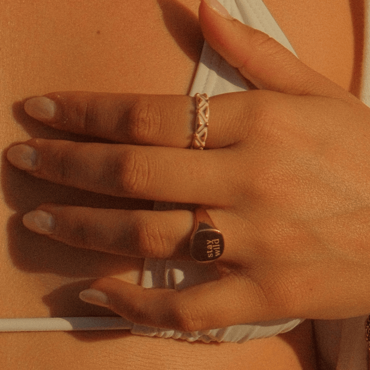 The Athena Ring - Adjustable - Ocean Native