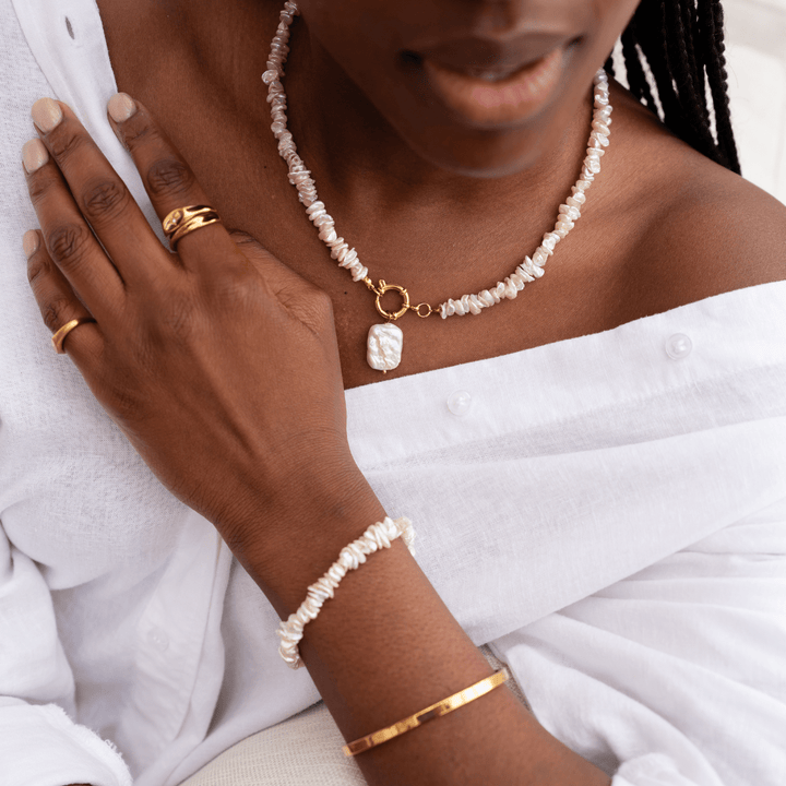The Cala Freshwater Pearl Bracelet - Ocean Native