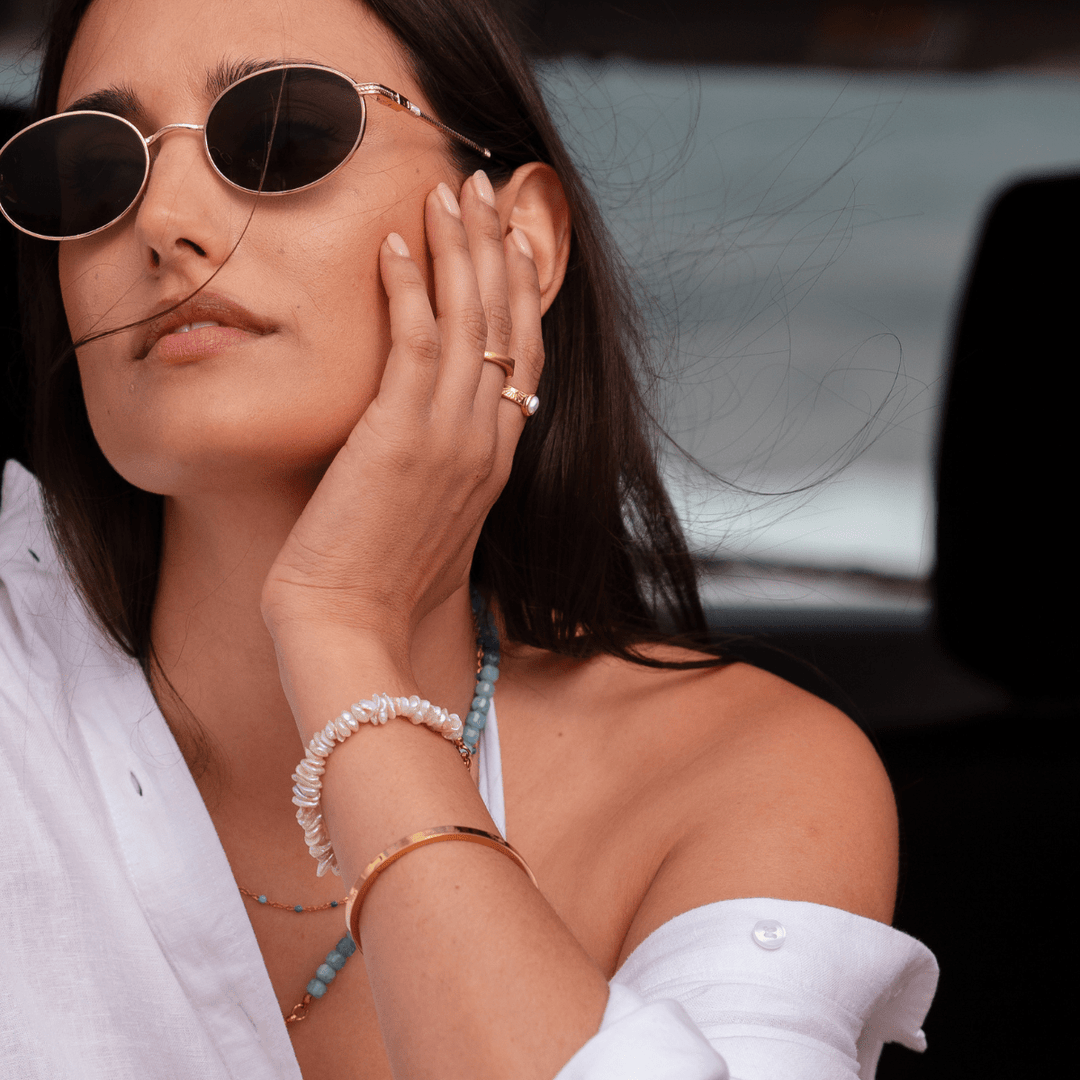 The Cala Freshwater Pearl Bracelet - Ocean Native