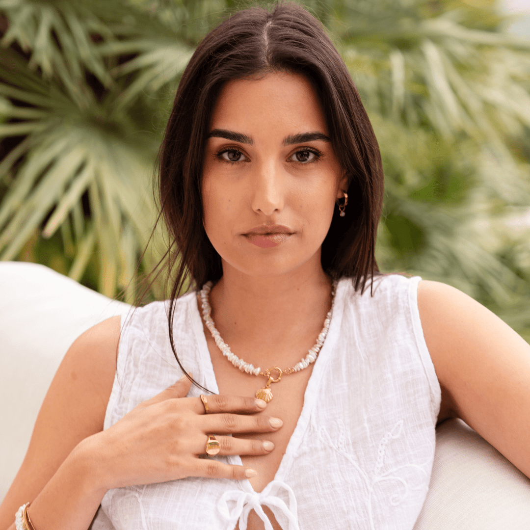 The Cala Freshwater Pearl Clasp Necklace - Ocean Native