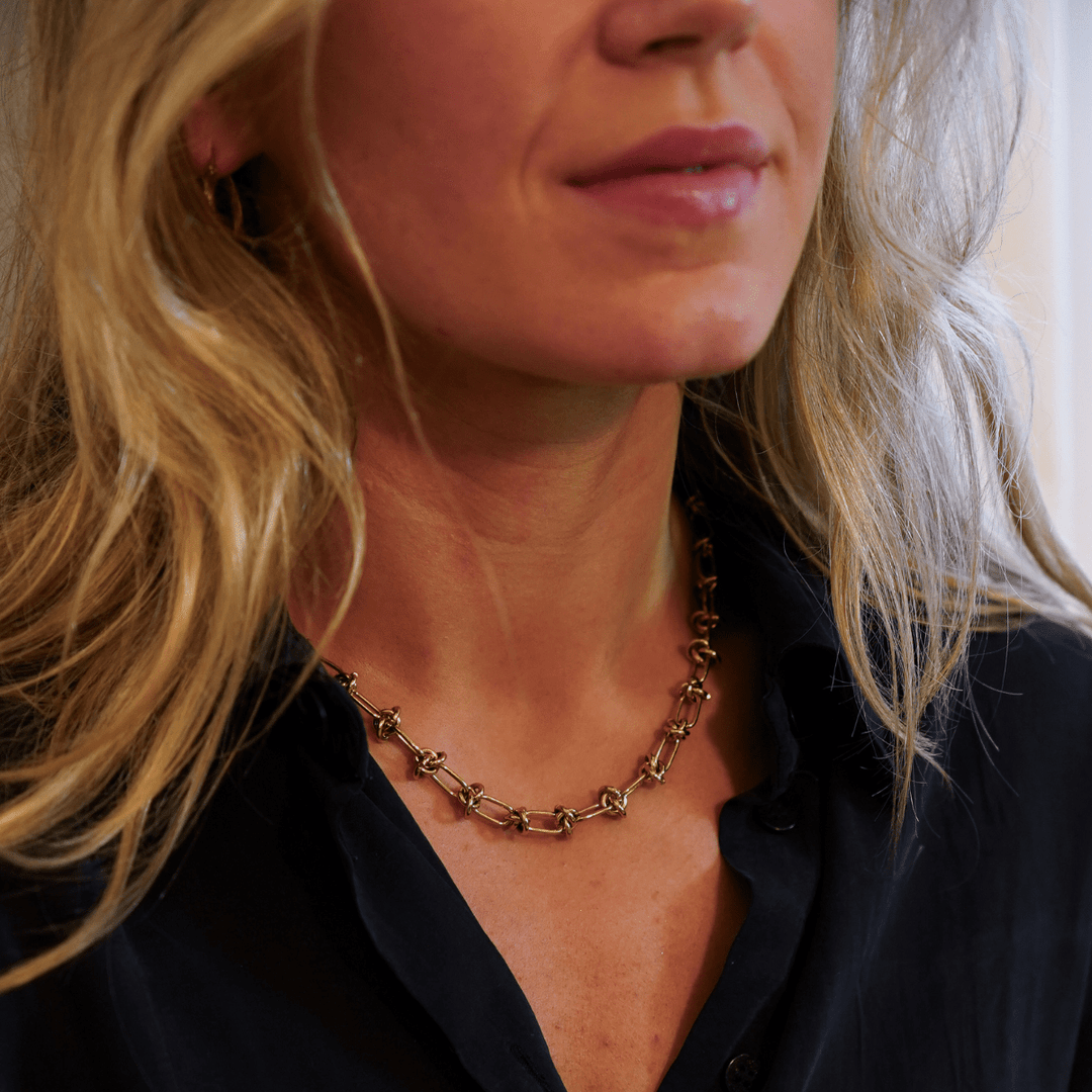 The Knotted Chain Necklace - Ocean Native