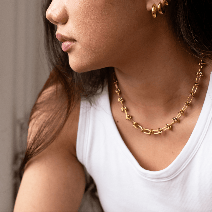 The Knotted Chain Necklace - Ocean Native