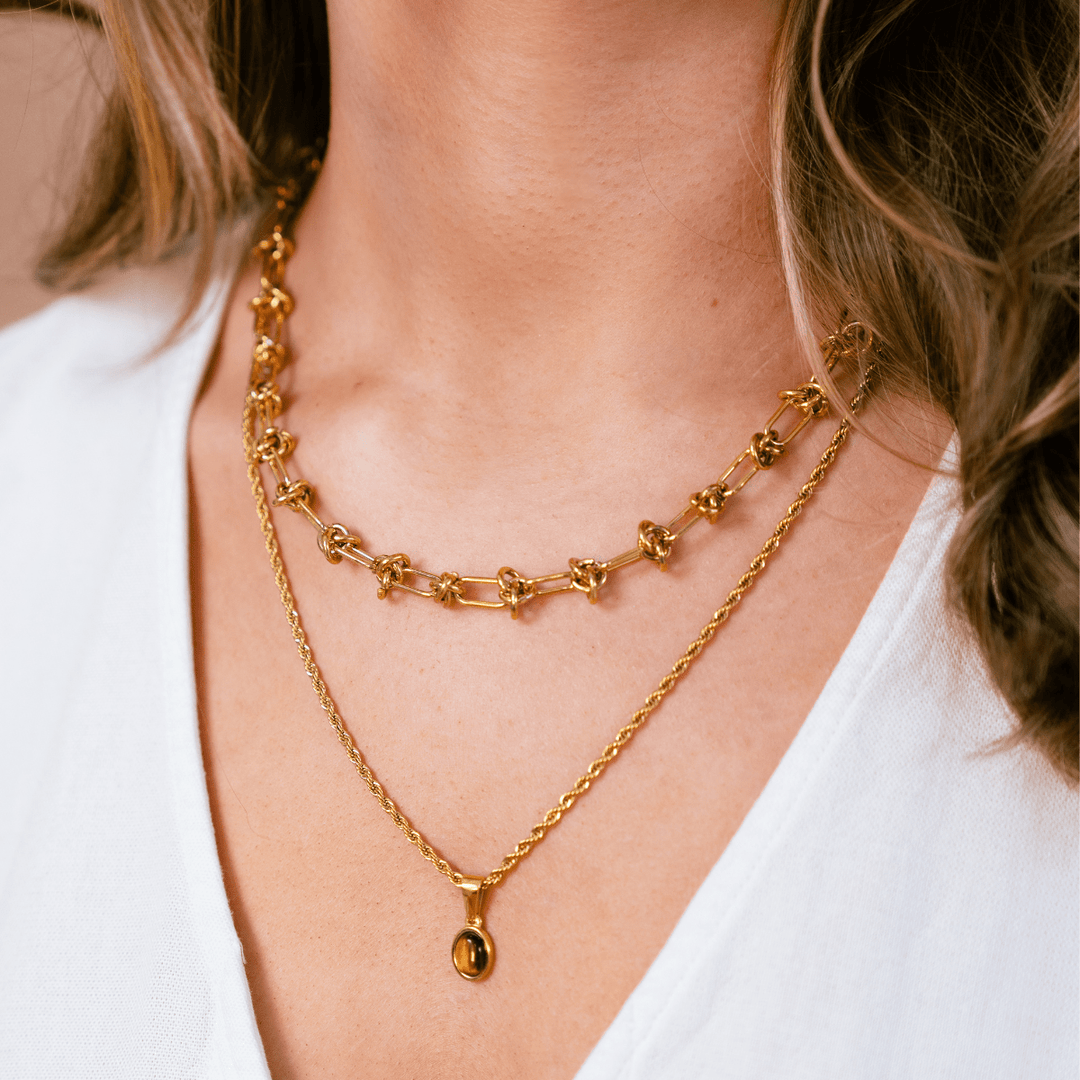 The Knotted Chain Necklace - Ocean Native