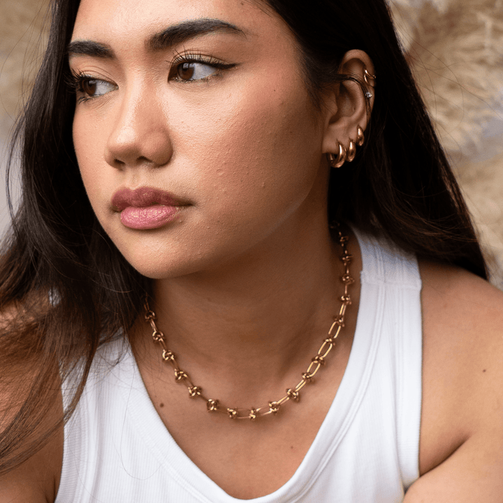 The Knotted Chain Necklace - Ocean Native