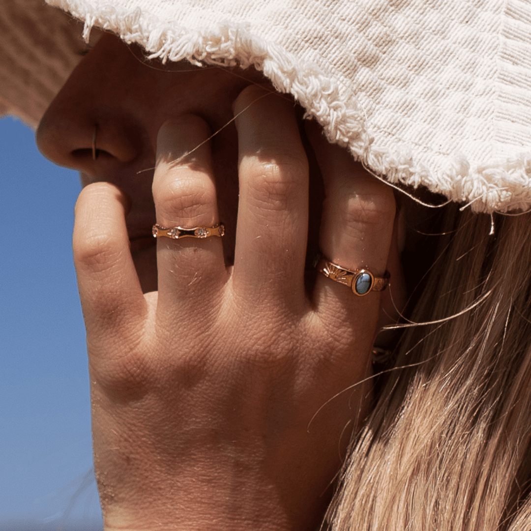 The Nova Band Ring - Gold & Silver - Ocean Native