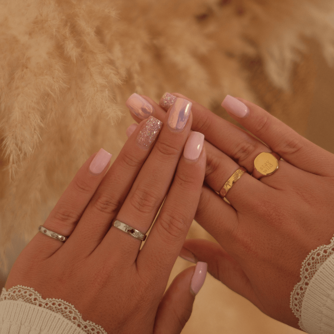 The Ocean Muse Band Ring - Gold & Silver - Ocean Native