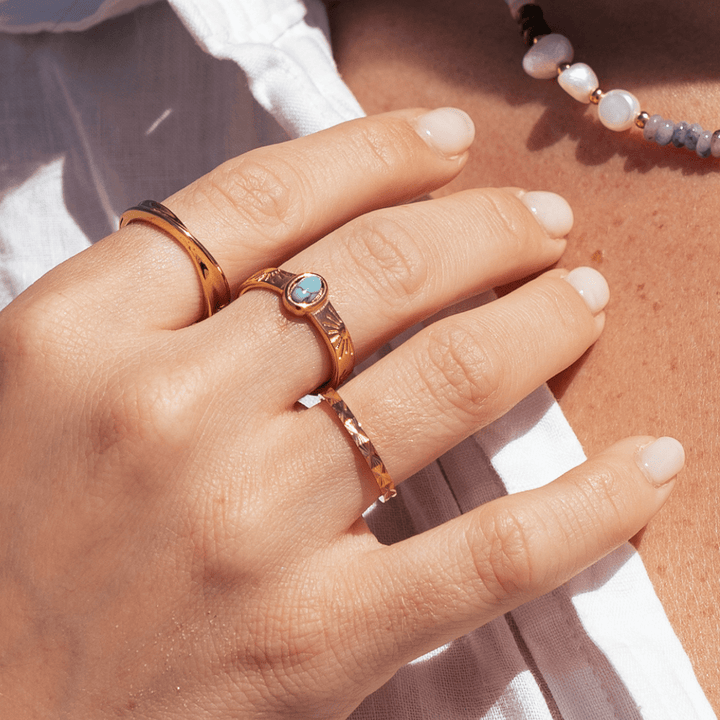 The Ocean Muse Ring - Gold & Silver - Ocean Native