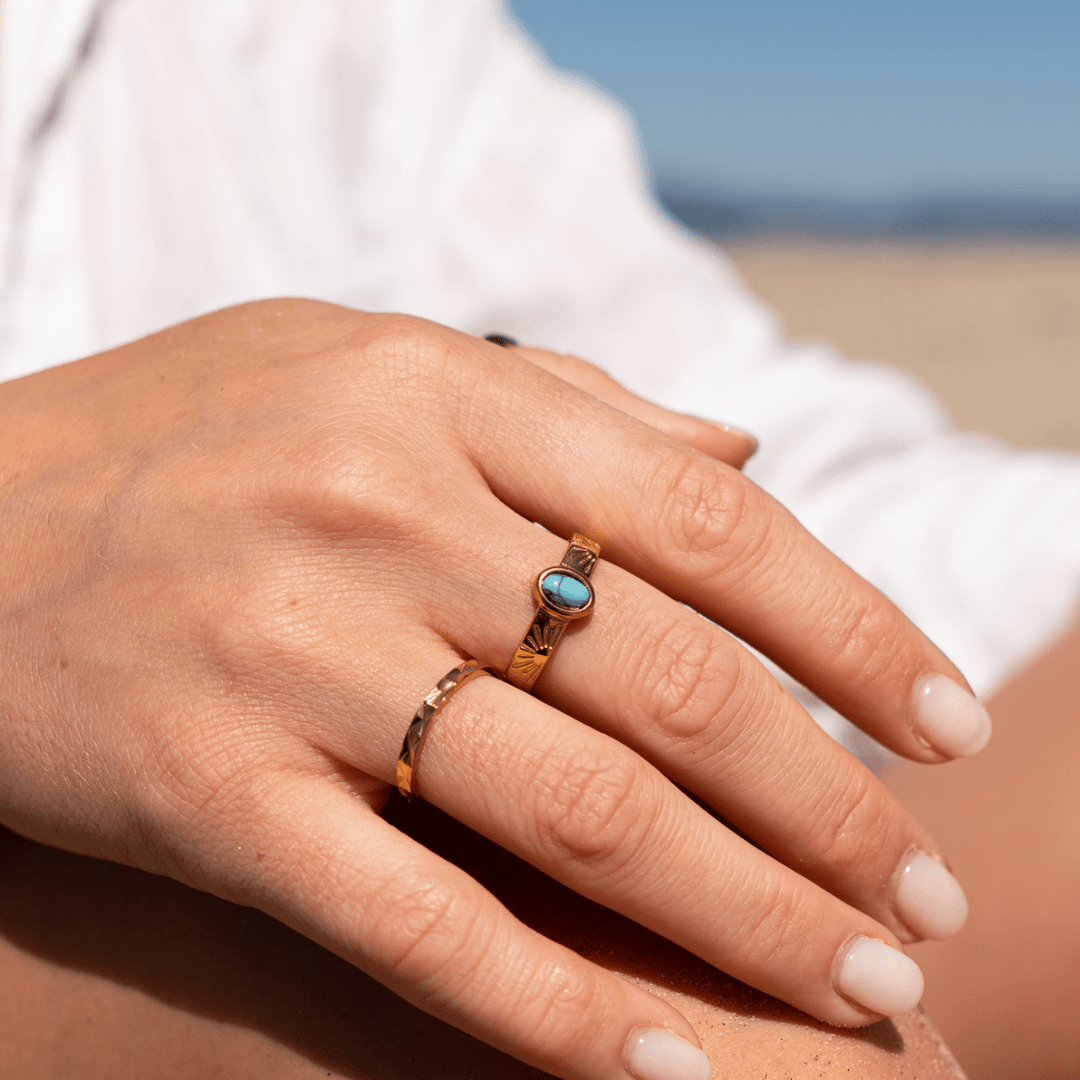 The Ocean Muse Ring - Gold & Silver - Ocean Native