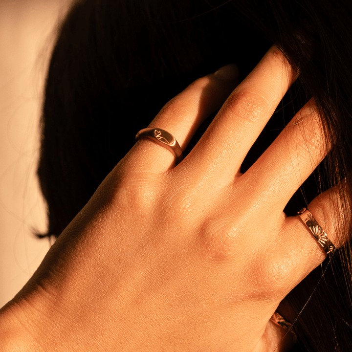 The Pinky Signet Ring - Ocean Native