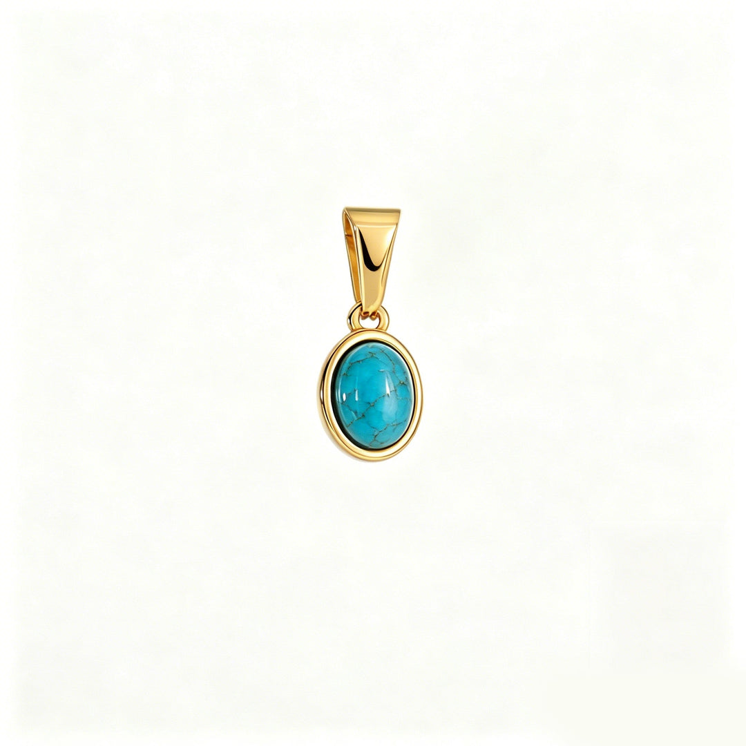 Turquoise Drop Charm - Ocean Native
