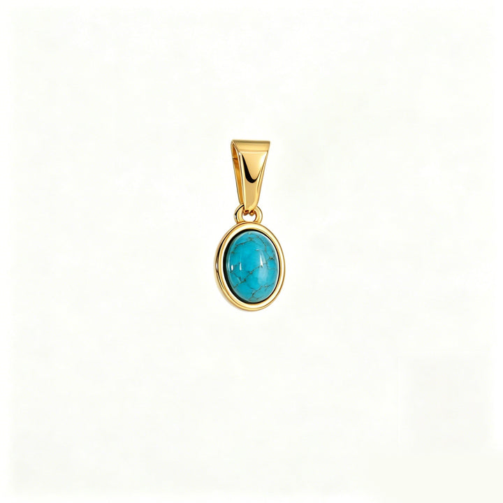 Turquoise Drop Charm - Ocean Native