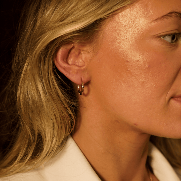 Twisted Classic Hoop Earrings - Ocean Native